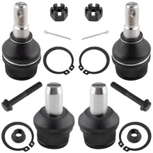 BOXI 4pcs Front Suspension Upper and Lower Ball Joint Kit Fit for Ford Bronco II 1989-1990