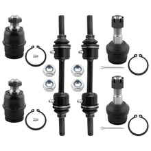 BOXI (Set of 6) Front Upper & Lower Ball Joints + Sway Bar End Links Kit Fit for Ford F-250 F-350