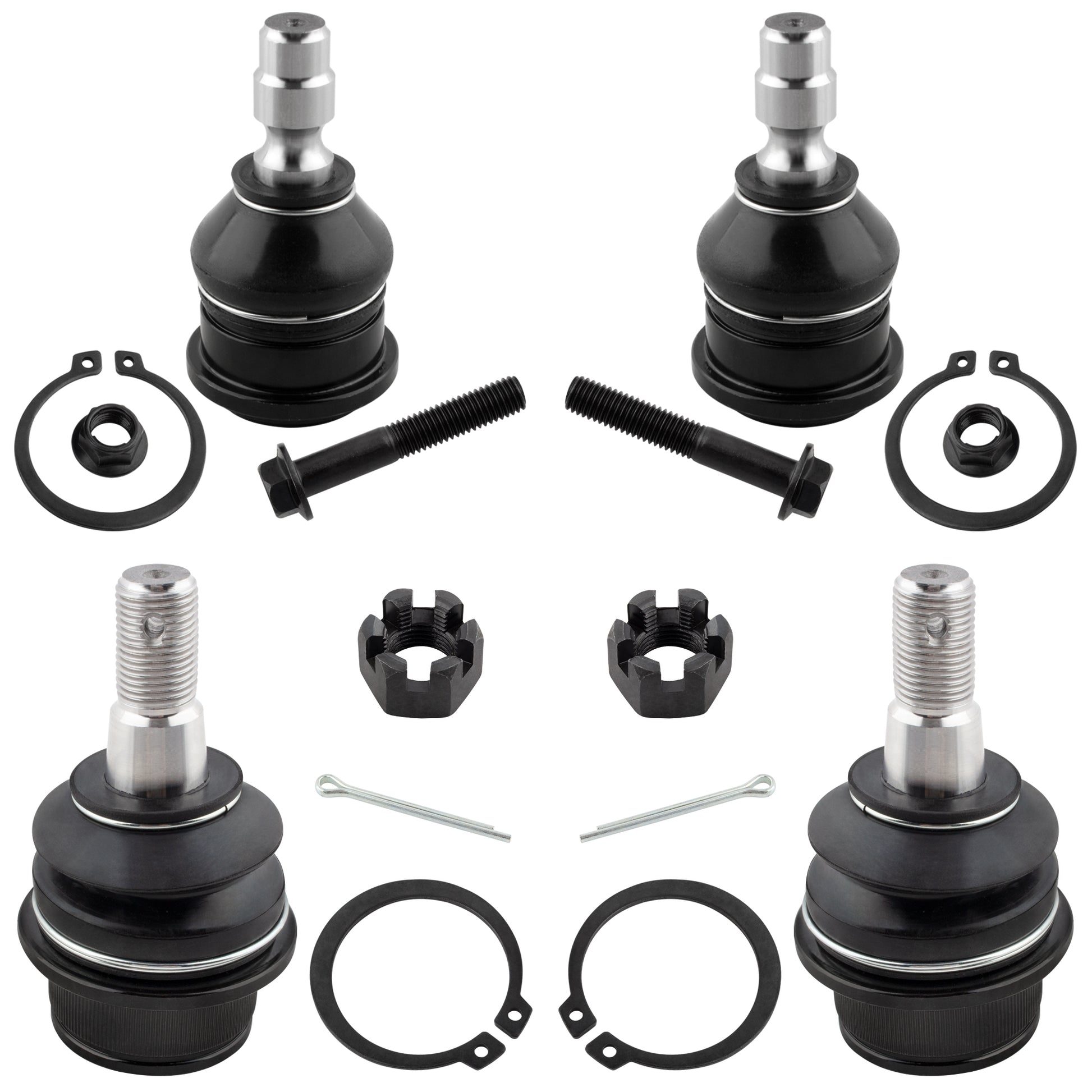 BOXI 4pcs Front Upper&Lower Ball Joints Fit for Ford Ranger 1998-2011
