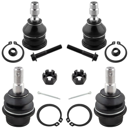 BOXI 4pcs Front Upper&Lower Ball Joints Fit for Ford Ranger 1998-2011