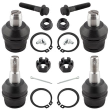 BOXI 4pcs Front Upper and Lower Ball Joints Fit for Ford E-150 2005 2006 2007