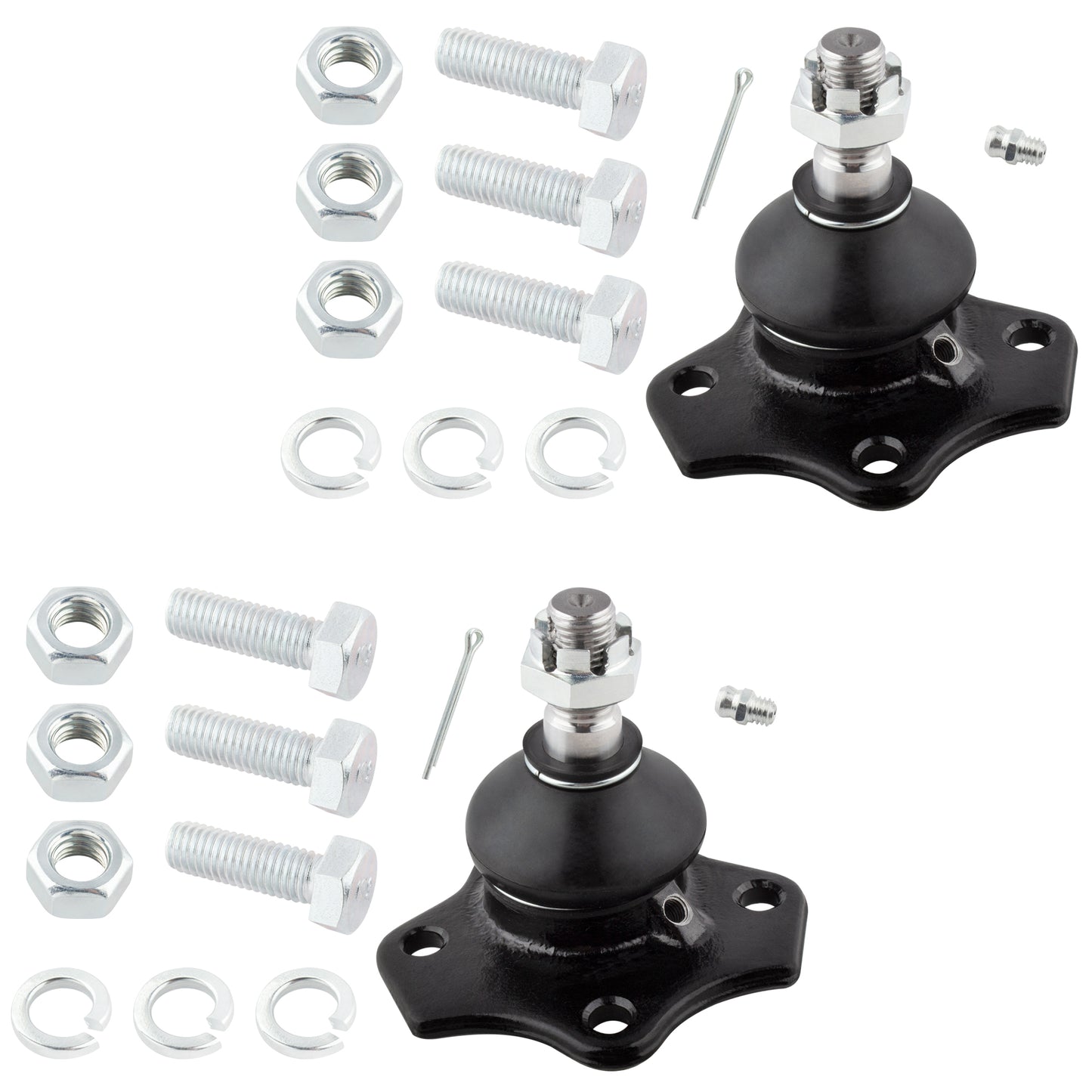 BOXI 2pcs Front Upper Ball Joints Fit for Ford Fairlane Falcon Maverick Mustang Ranchero Torino
