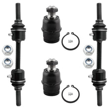 BOXI (Set of 4) 2x Front Lower Ball Joints + 2x Front Sway Bar End Links Kit Fit for Ford F-250