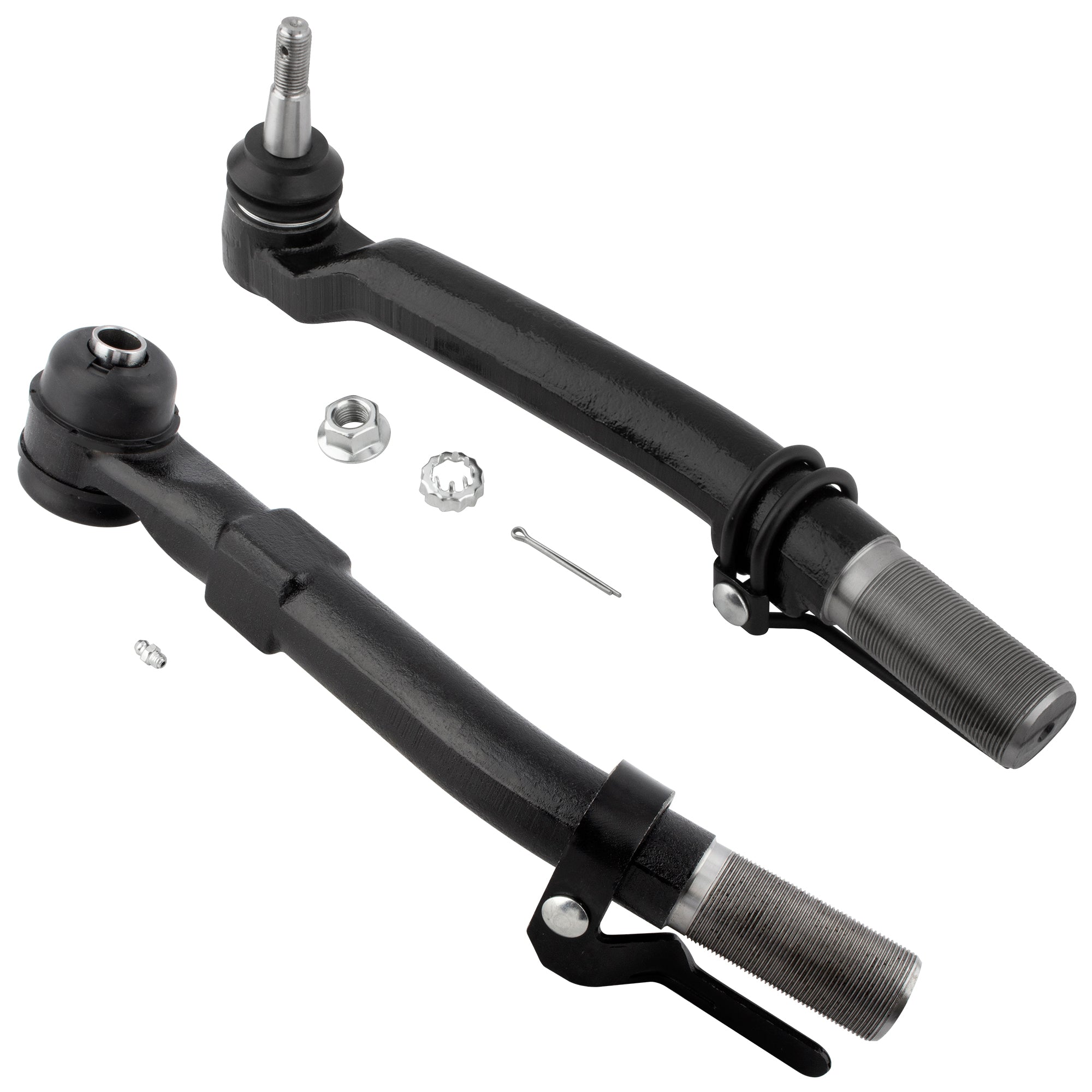BOXI 2pcs Front Outer Tie Rod End Links Fit for Ford F-250 F-350 Super Duty 2005-2020