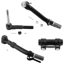 BOXI (Set of 4) Front Outer Tie Rods Suspension Kit Adjusting Sleeve Fit for Ford F-250 F-350