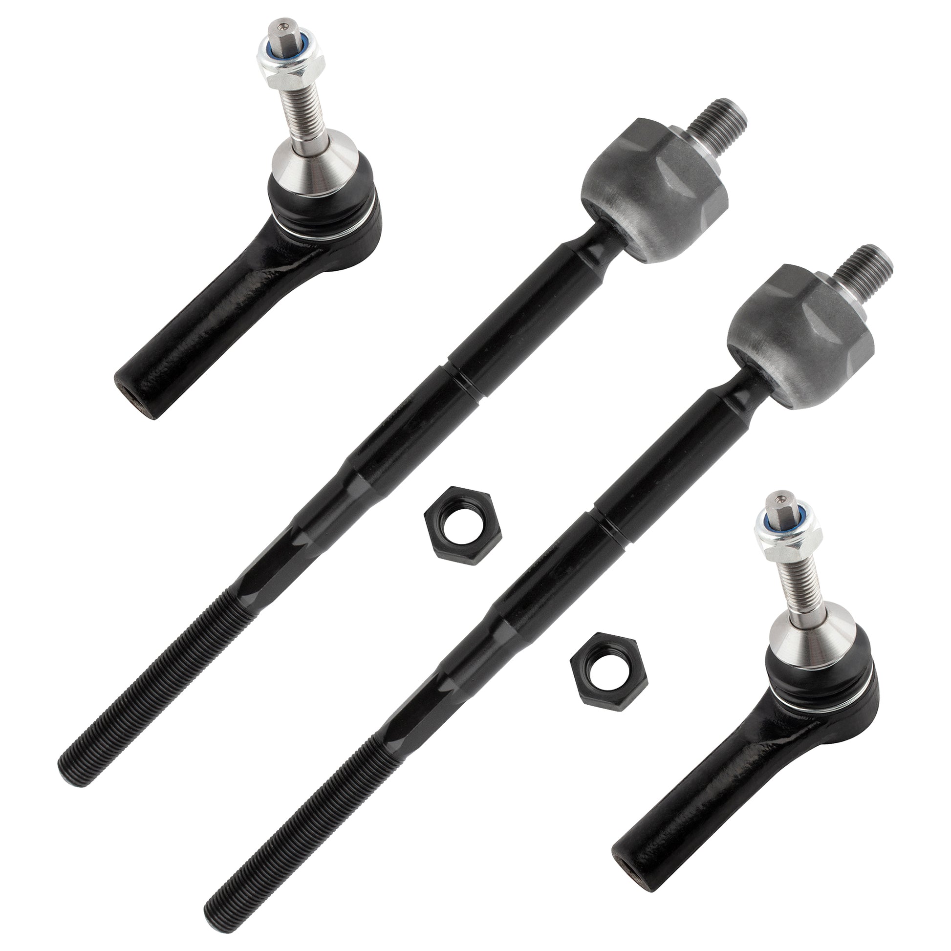 BOXI Front Inner & Outer Tie Rod Fit for Ford Flex 2013-2016