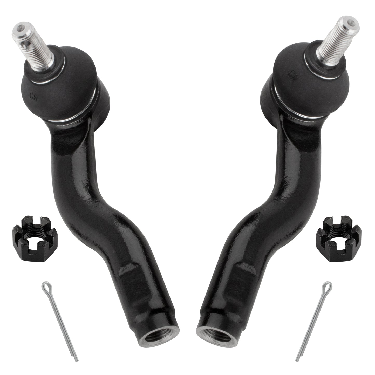 BOXI 2pcs Front Outer Tie Rod Ends Fit for Ford Fusion 2006-2009 — product photo 2