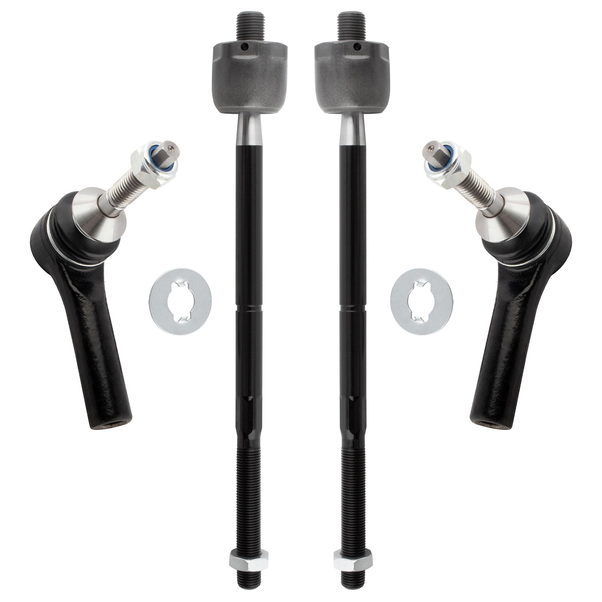 BOXI 4pcs Front Inner Outer Tie Rod Ends Fit for Ford Taurus 2009