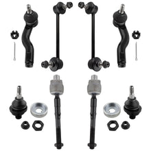 BOXI K500013 K80251 K80250 ES800102 ES800101 EV800531 8pcs Front Inner Outer Tierod Front Sway Bars