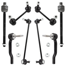BOXI (Set of 8) Front Rear Sway Bar Inner Outer Tie Rods Fit for Ford Fusion 2013-2018