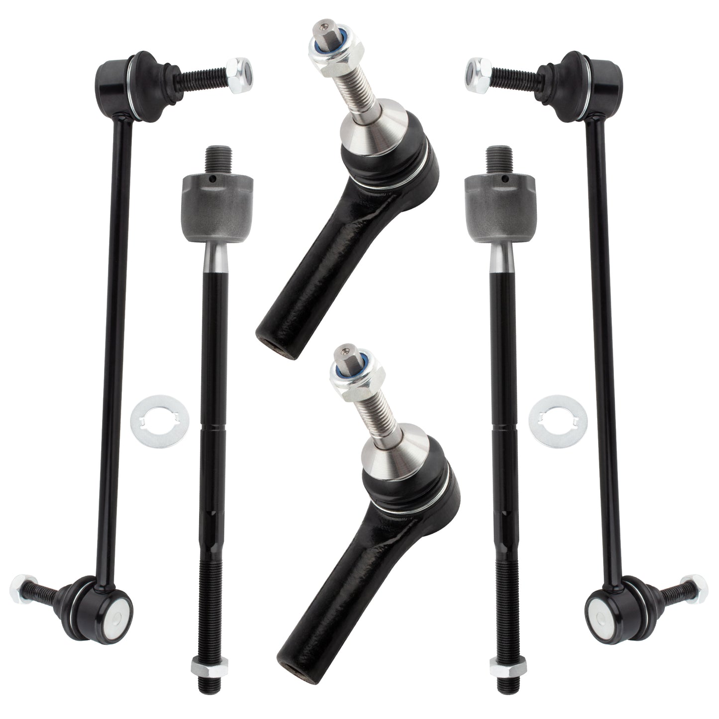 BOXI EV800580 K750019 K750048 ES800222 Front Suspension Kit Inner Outer Tie Rod End Sway Bar End