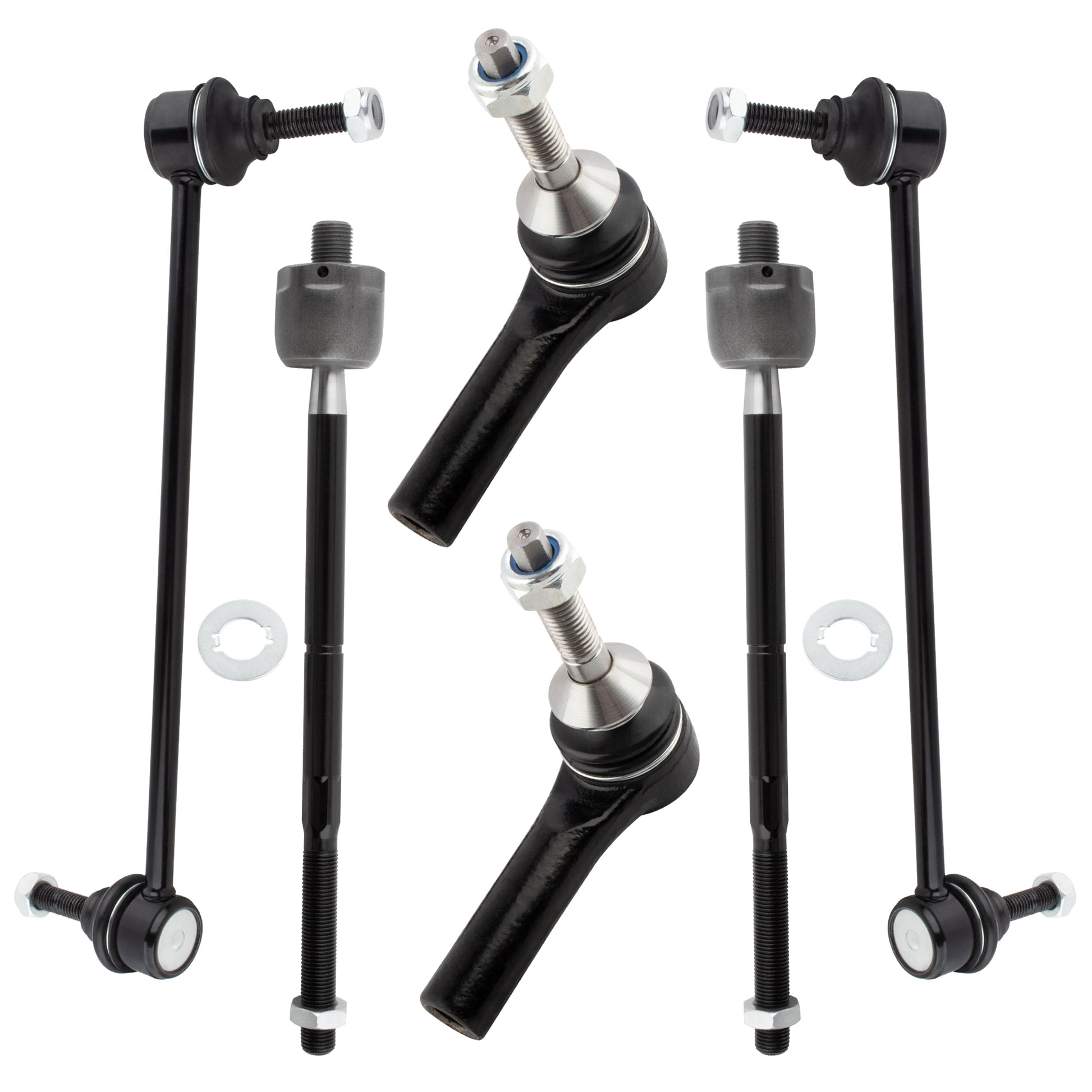 BOXI EV800580 K750019 K750048 ES800222 Front Suspension Kit Inner Outer Tie Rod End Sway Bar End