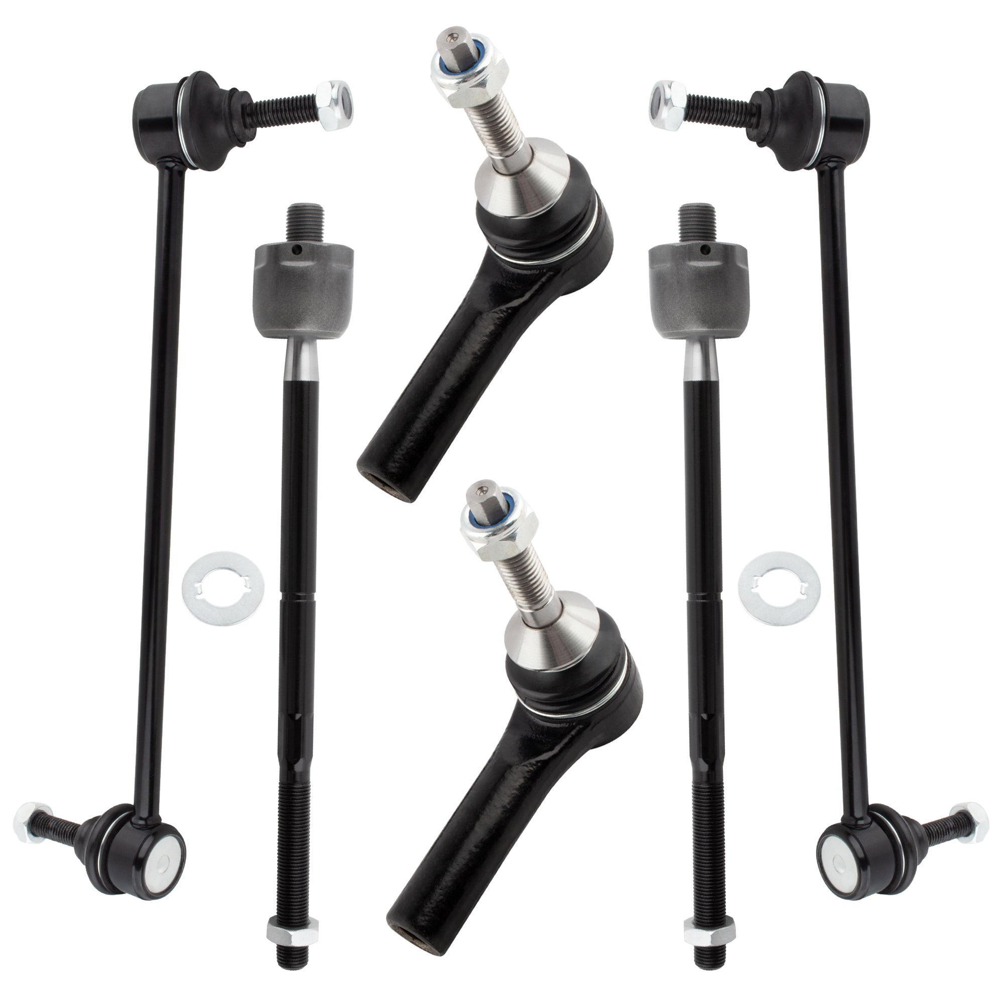 BOXI EV800580 K750019 K750048 ES800222 Front Suspension Kit Inner Outer Tie Rod End Sway Bar End