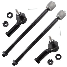 BOXI 4pc Front Inner Tie Rod Ends and Front Outer Tie Rod End Kit EV319 ES3470 ES3471 for Ford