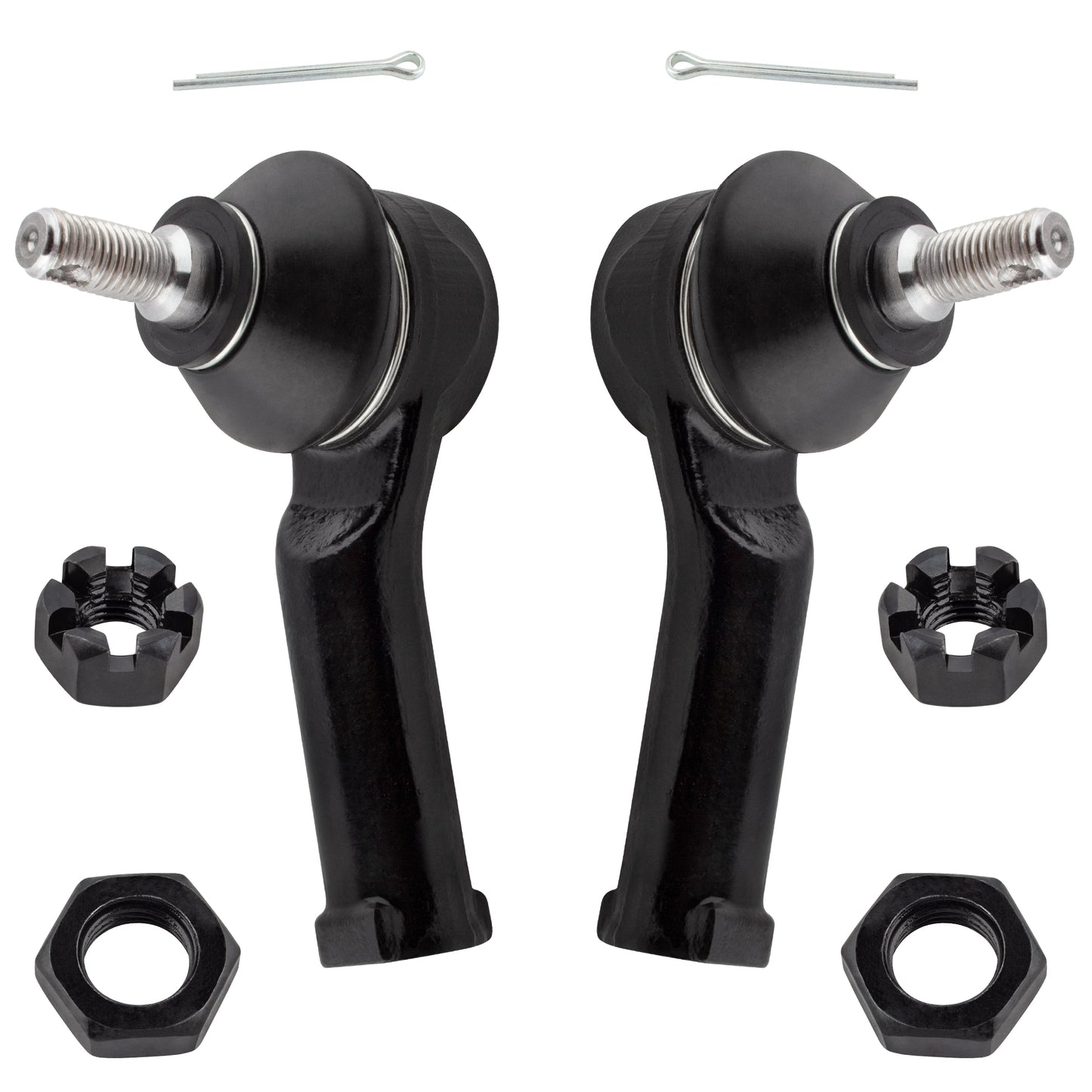 BOXI 4pc Front Inner Tie Rod Ends and Front Outer Tie Rod End Kit EV319 ES3470 ES3471 for Ford — product photo 2