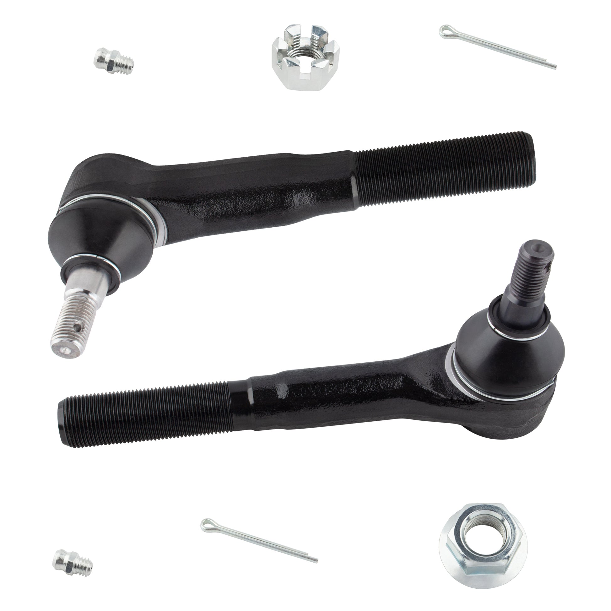 BOXI 2pcs Front Outer Tie Rod Ends Fit for Ford F-250 Super Duty 2005-2007