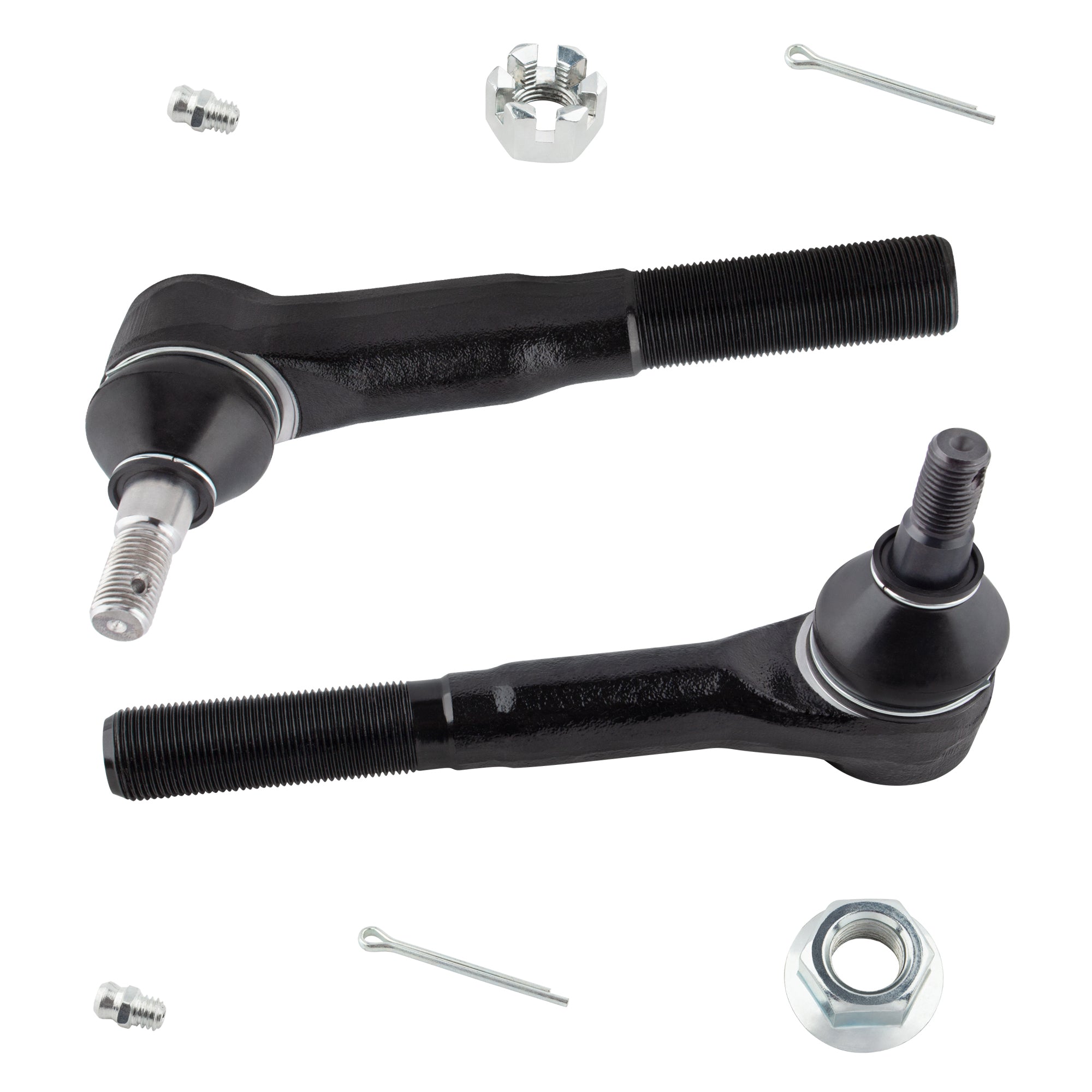 BOXI 2pcs Front Outer Tie Rod Ends Fit for Ford F-250 Super Duty 2005-2007