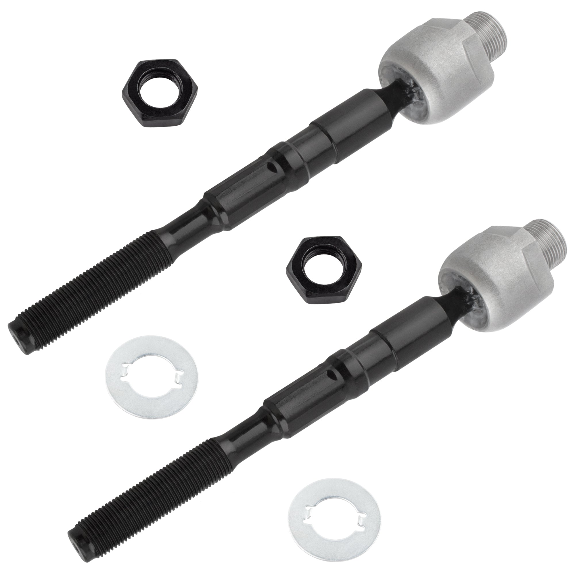 BOXI 2pcs Front Suspension Inner Tie Rod End Links Fit for Ford Edge 2007-2014