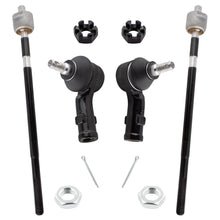 BOXI (Set of 4) 2x Front Inner Tie Rod Ends + 2x Front Outer Tie Rod Ends Kit Driver and Passenger