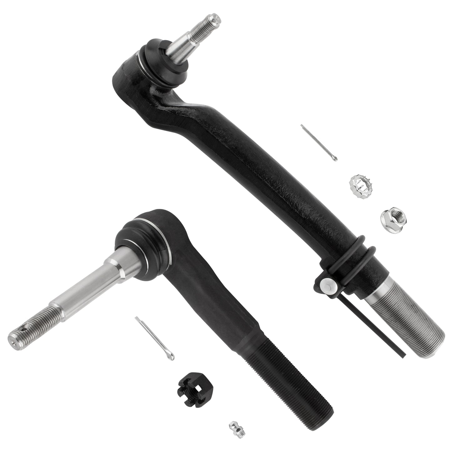 BOXI (Set of 2) Front Outer Tie Rod Ends Fit for Ford F-250 F-350 Super Duty 2005-2011 2012 2013