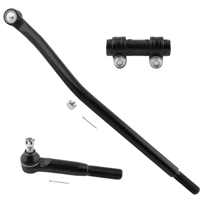 BOXI (Set of 3) Front Inner Outer Tie Rod End Adjusting Sleeve Fit for Ford Excursion 2000 2001