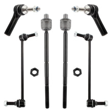 BOXI (Set of 6) 2x Front Inner Tie Rod End + 2x Front Outer Tie Rod End + 2x Front Sway Bar End