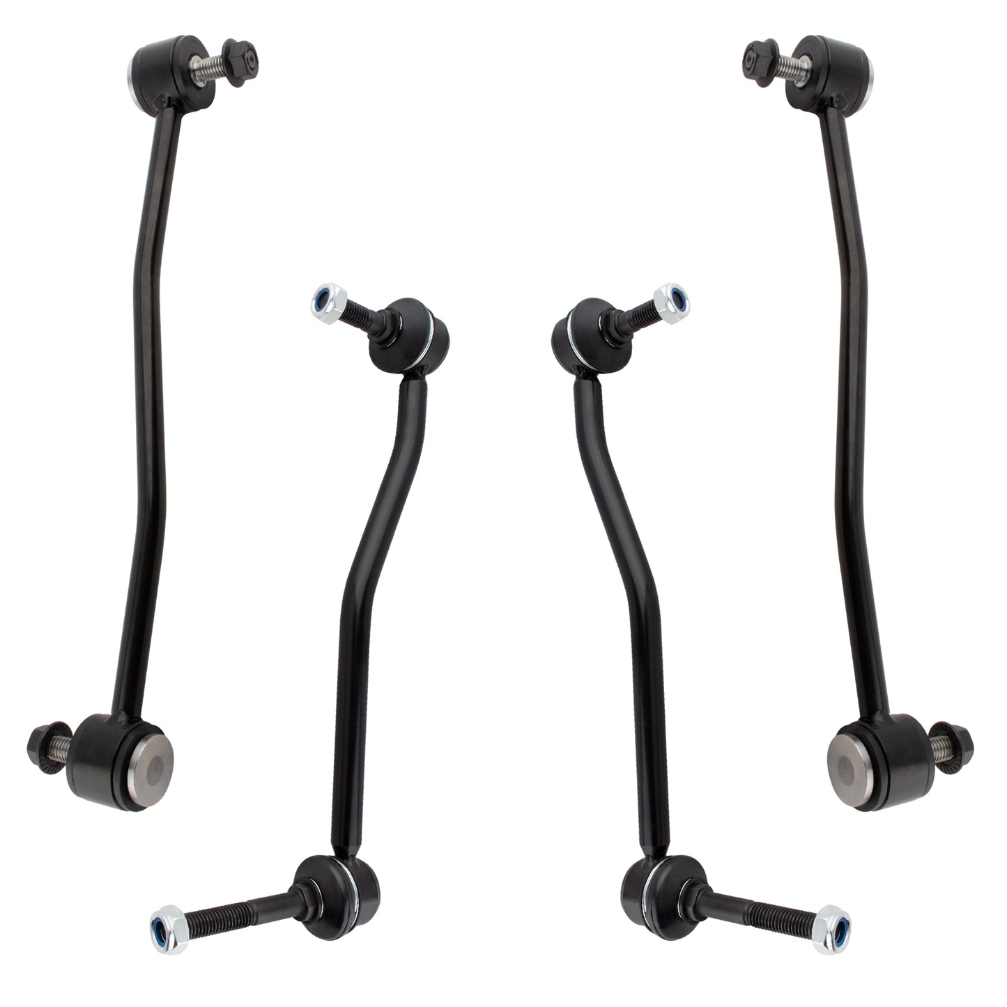 BOXI (Set of 4) 2x Front Stabilizer Sway Bar End Links + 2x Rear Stabilizer Sway Bar End Links