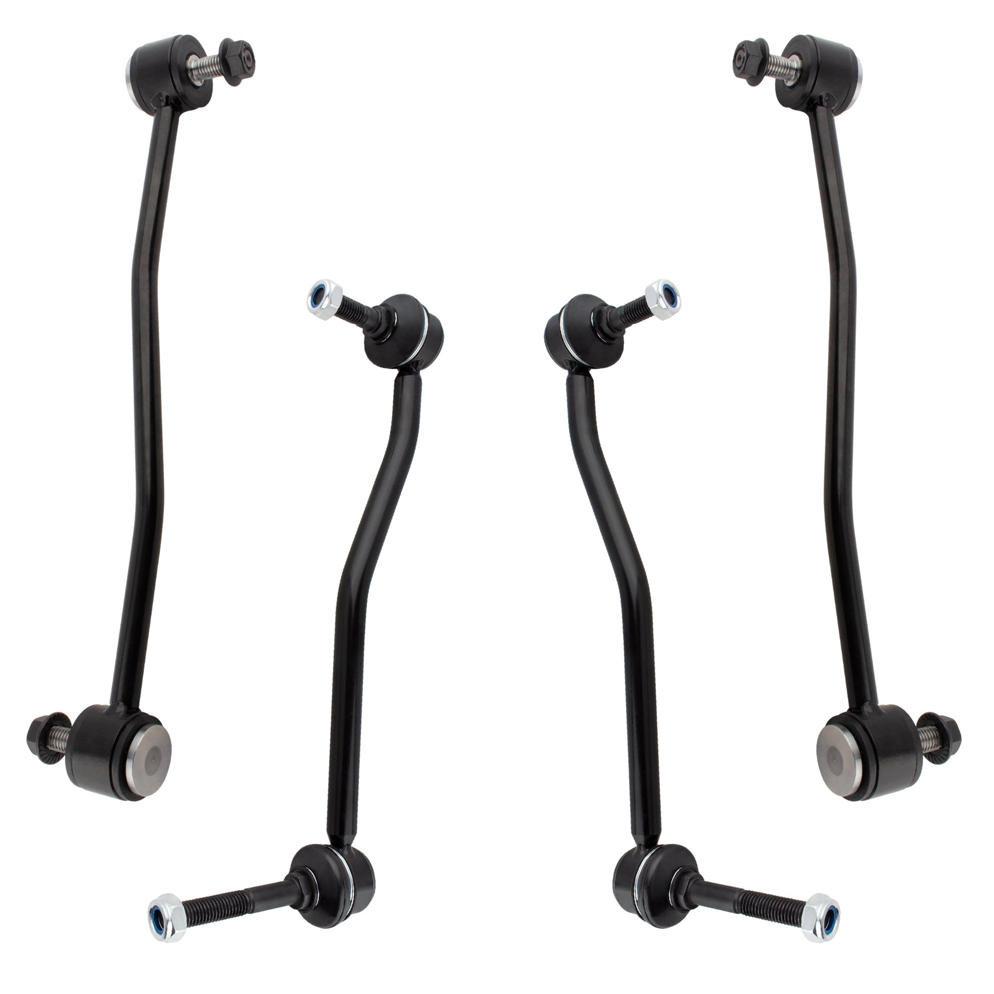 BOXI (Set of 4) 2x Front Stabilizer Sway Bar End Links + 2x Rear Stabilizer Sway Bar End Links