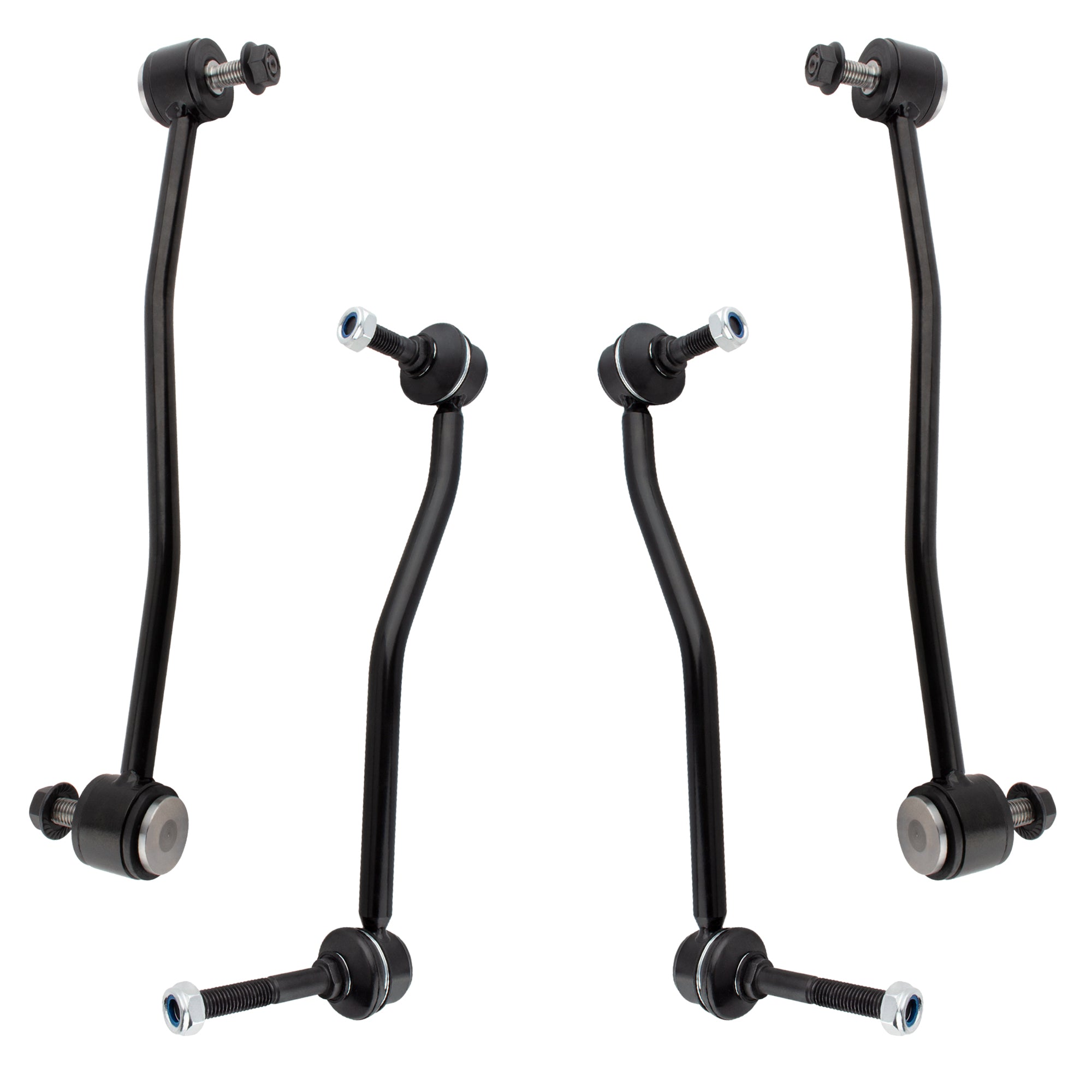 BOXI (Set of 4) 2x Front Stabilizer Sway Bar End Links + 2x Rear Stabilizer Sway Bar End Links