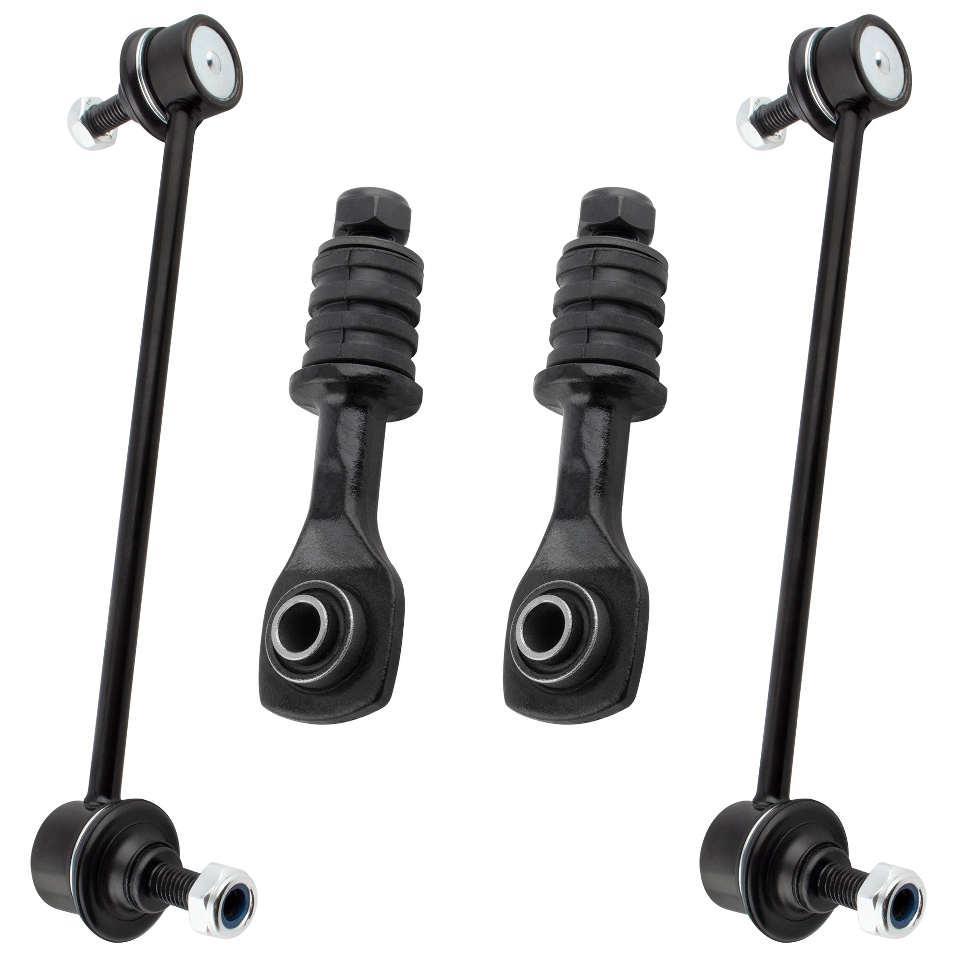 BOXI 4pc Rear Sway Bar End Links and Front Stabilizer Bar Link Kit K80458 K8744 for Ford Contour