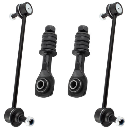 BOXI 4pc Rear Sway Bar End Links and Front Stabilizer Bar Link Kit K80458 K8744 for Ford Contour