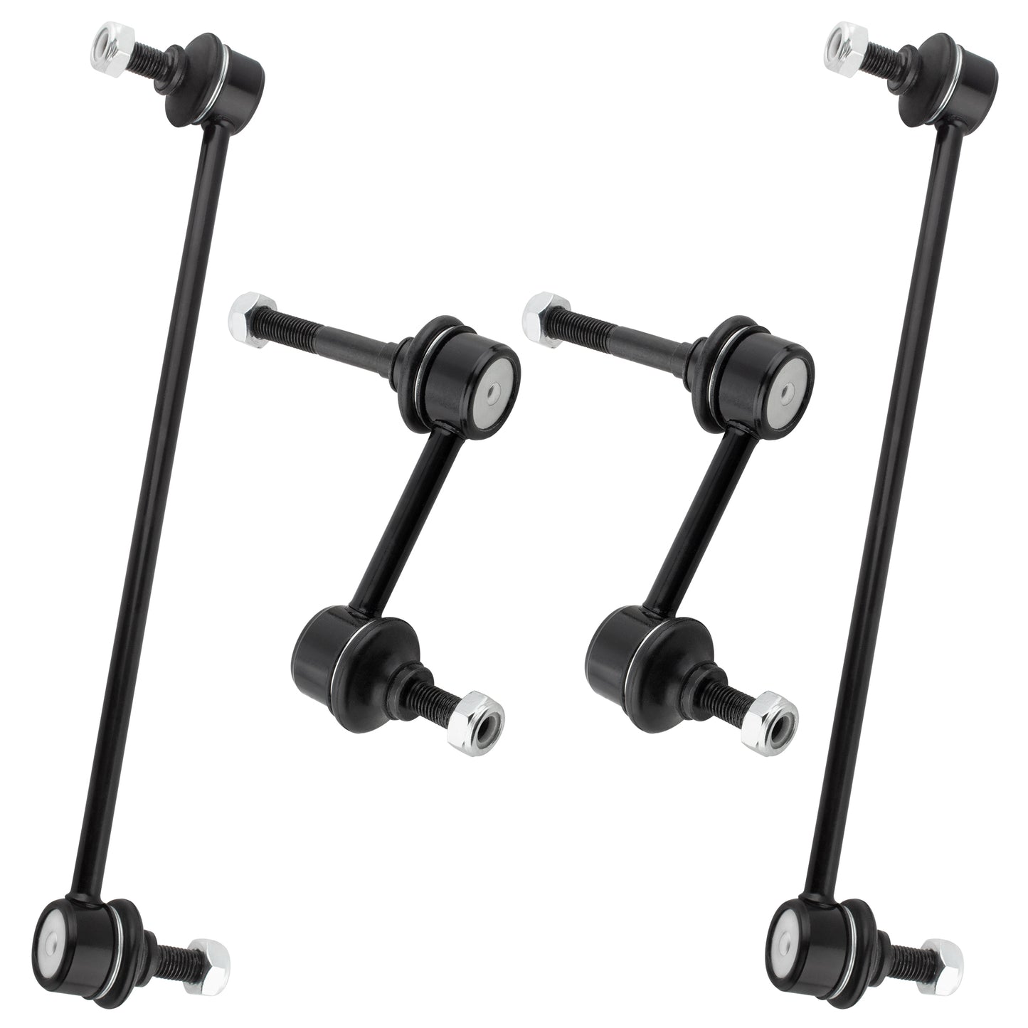 BOXI (Set of 4) Front & Rear Sway Bar End Links Fit for Ford Escape 2009 2010 2011 2012