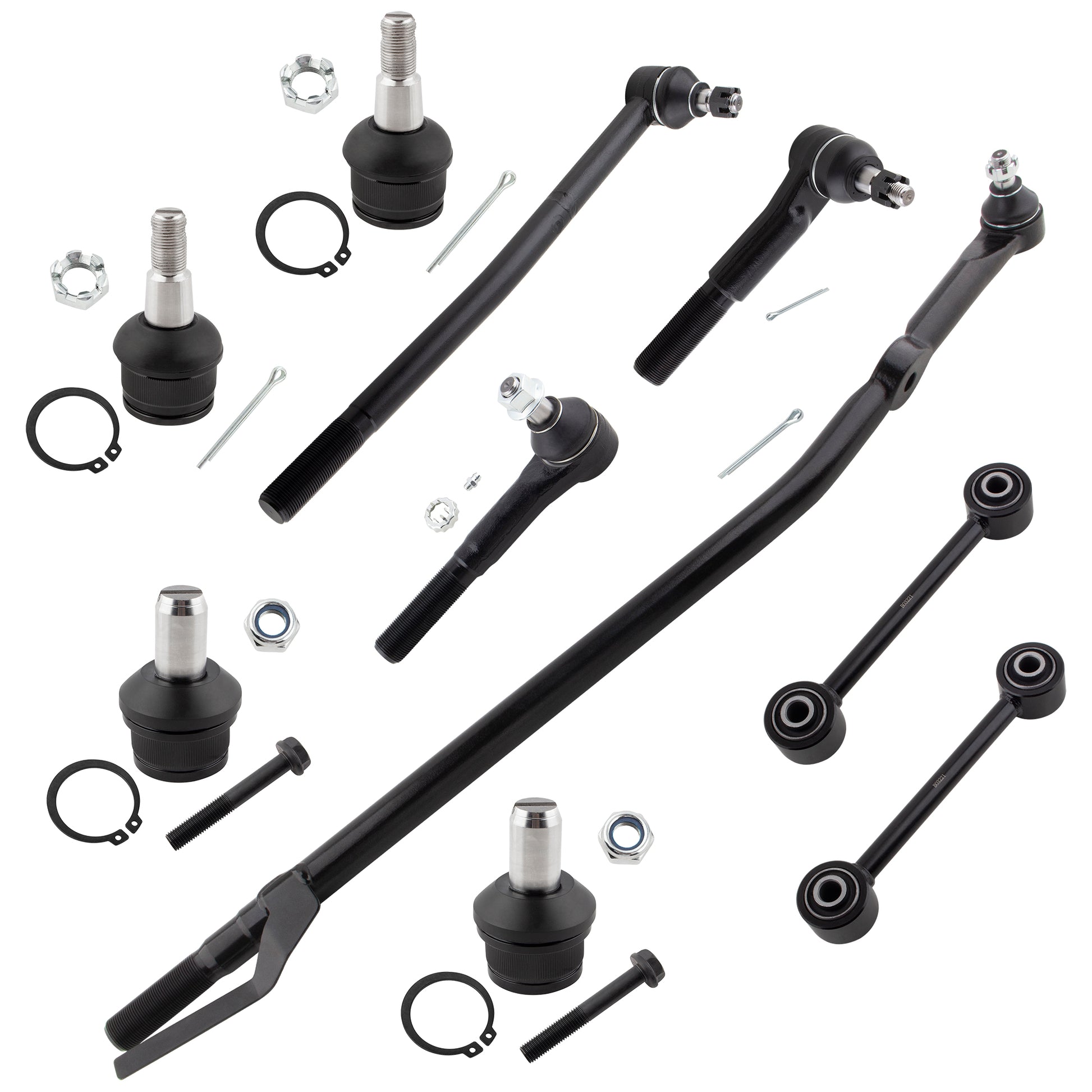 BOXI 10pc Complete Front Suspension Kit Fits for Ford Excursion 2000-2005