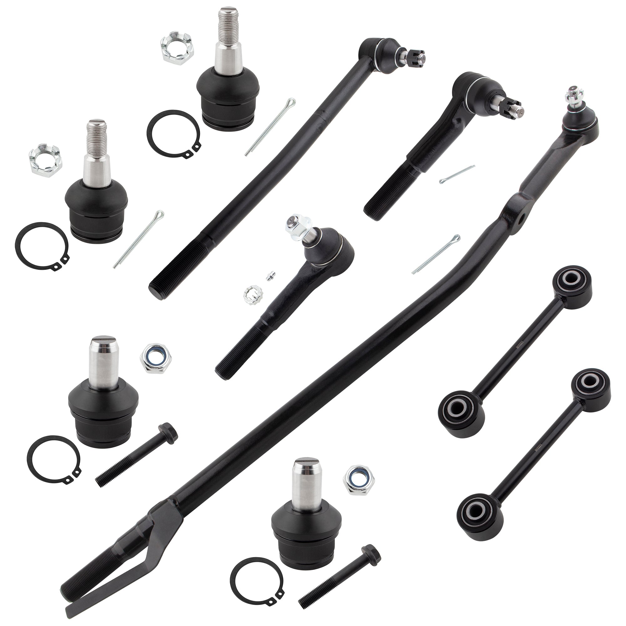 BOXI 10pc Complete Front Suspension Kit Fits for Ford Excursion 2000-2005