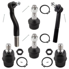 BOXI 6pc Front Tie Rods Ball Joints Fit for Ford F-250