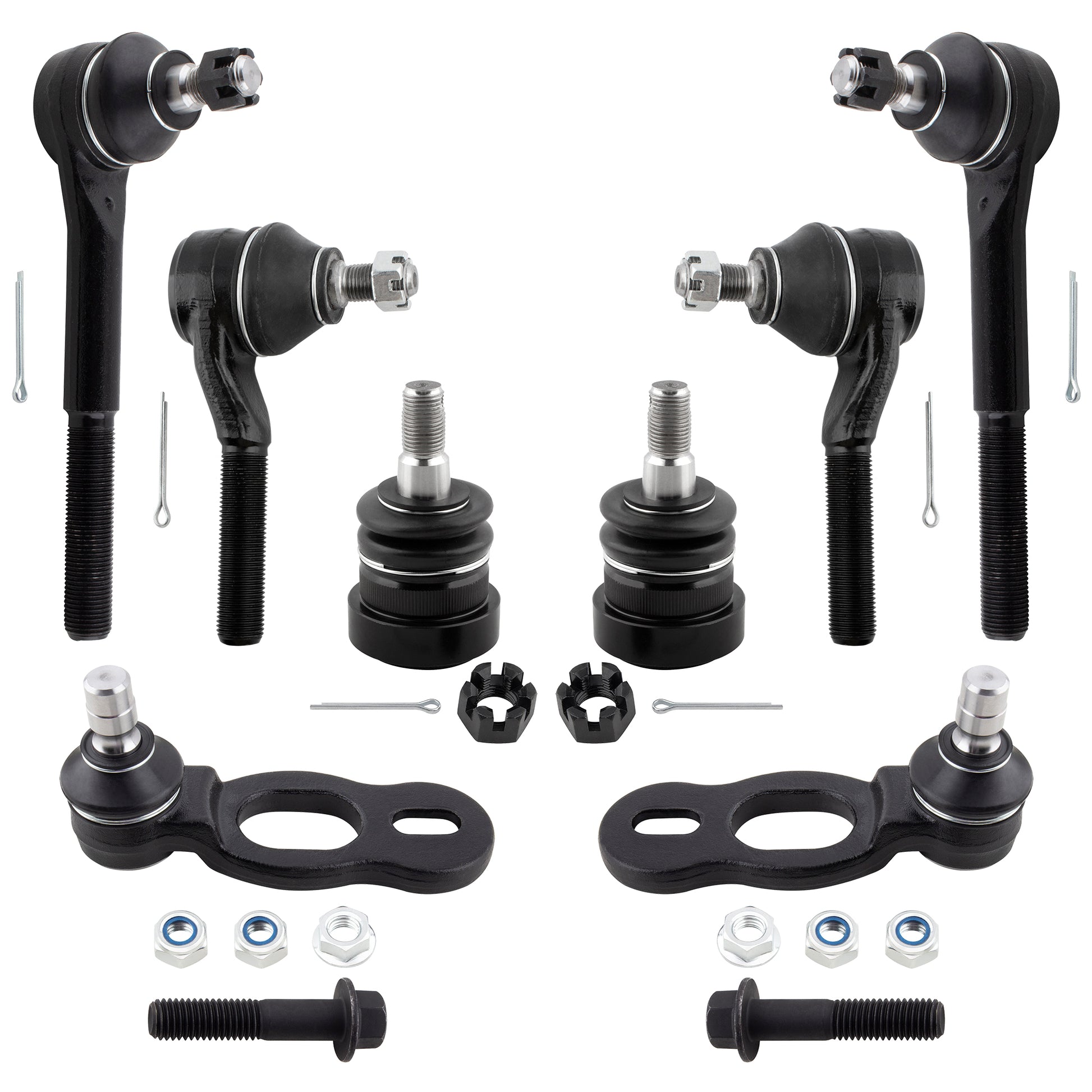 BOXI 6pc Front Upper Lower Tie Rods Ball Joints Fit for Ford Crown Victoria