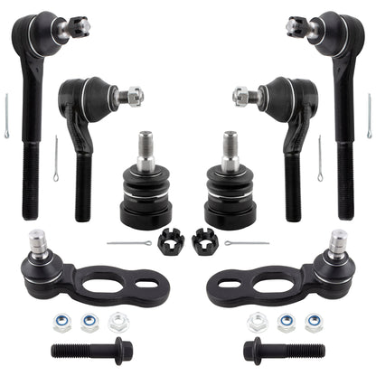BOXI 6pc Front Upper Lower Tie Rods Ball Joints Fit for Ford Crown Victoria