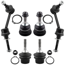 BOXI 6pc Front Sway Bars Ball Joints Fit for Ford Crown Victoria for Mercury Grand Marquis