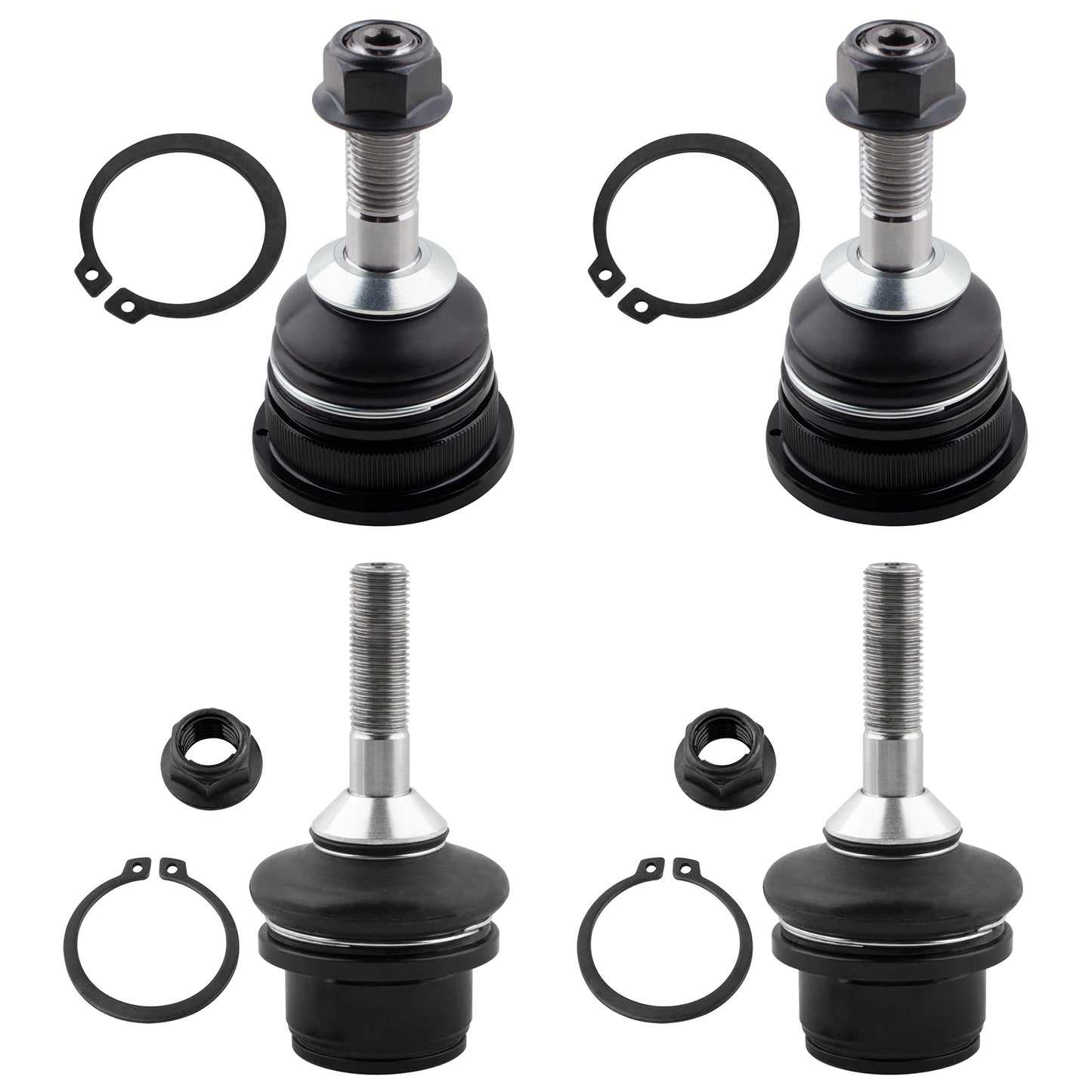 BOXI 4pc Front Upper Lower Ball Joints Fit for Ford Crown Victoria 2003-2006