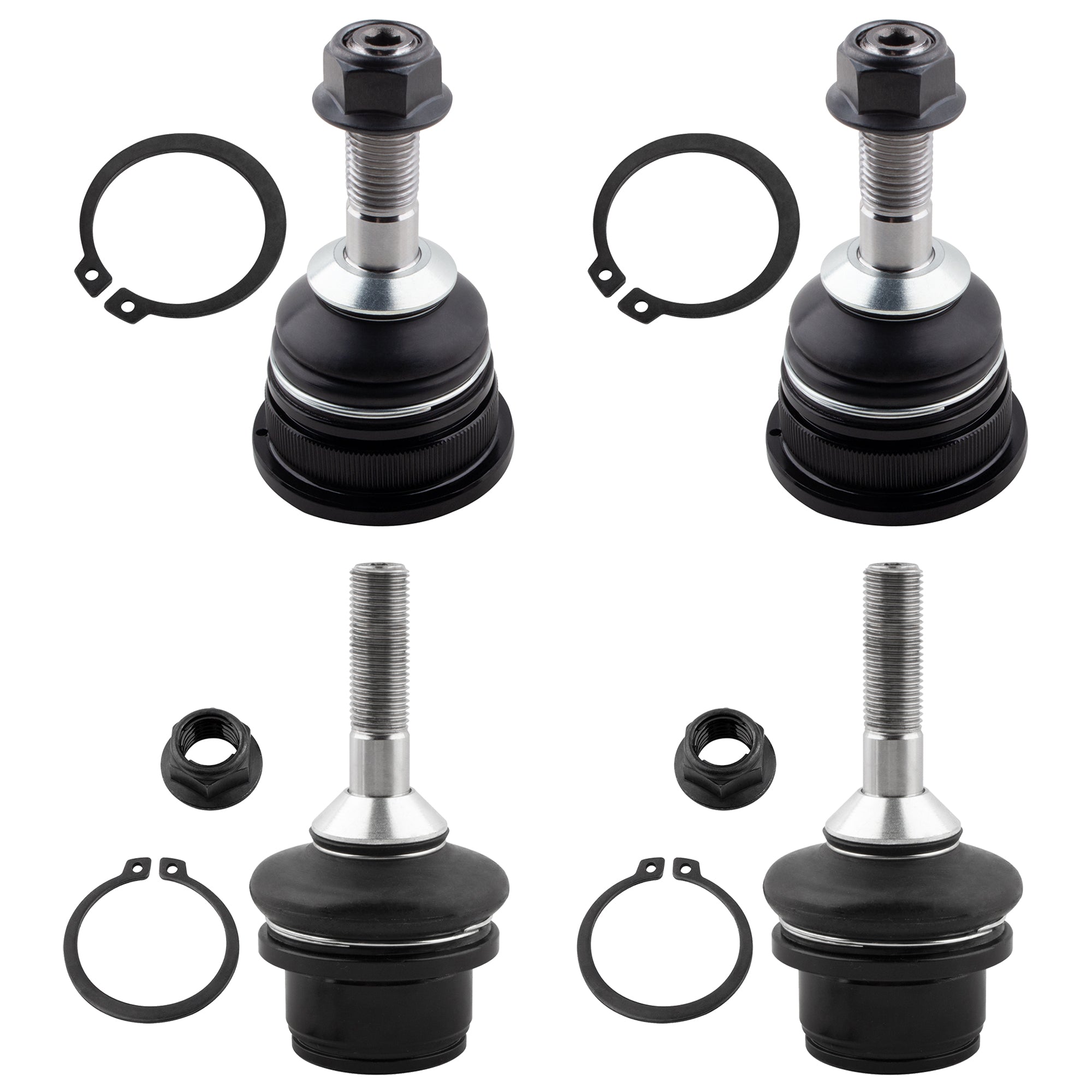 BOXI 4pc Front Upper Lower Ball Joints Fit for Ford Crown Victoria 2003-2006