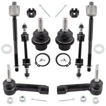 BOXI 8pc Front Sway Bars Tie Rods Ball Joints Kit Fit for Ford F-150 2009-2014