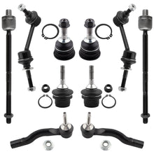 BOXI 10pc Front Ball Joints Sway Bars Tie Rods Fit for Ford Crown Victoria for Mercury Grand Marquis