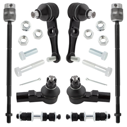 BOXI 8pc Front Ball Joints Sway Bars Tie Rods Fit for Ford Escort 1993-1996