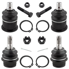 BOXI (Set of 4) K8695 K80012 Front Upper Lower Ball Joints Fits for Ford Explorer Ranger 1995-2011