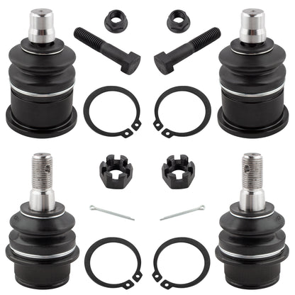 BOXI (Set of 4) K8695 K80012 Front Upper Lower Ball Joints Fits for Ford Explorer Ranger 1995-2011