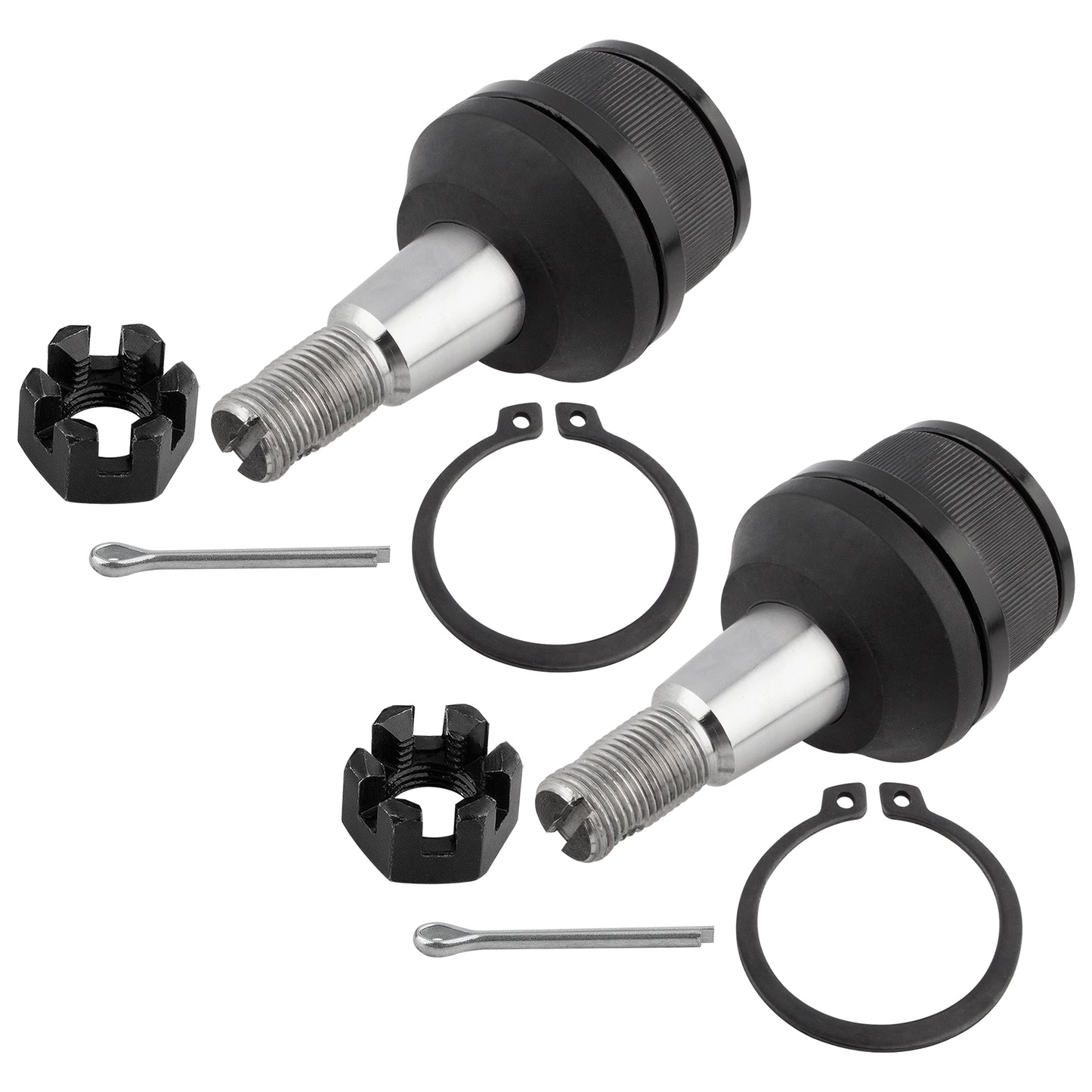 BOXI 6pc Front Upper and Lower Ball Joints Outer Tie Rod Ends Fit for Ford E-150 Club Wagon — product photo 3