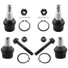 BOXI 4pc Front Suspension Upper and Lower Ball Joints Fit for Ford E-150 E-250