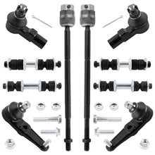 BOXI 10pc Front Rear Sway Bar Tie Rod Ball Joint Kit Fits for Ford Escort 1997 1998 1999 2000 2001