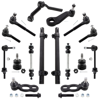 BOXI (set of 16) Complete Front & Rear Suspension Kit Fits for 1998-2002 Ford Crown Victoria