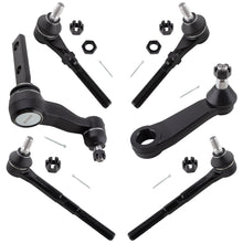 BOXI 6pc Front Tie Rods Idler Pitman Arms Fit for Ford Expedition F-150 F-250 1997-2003